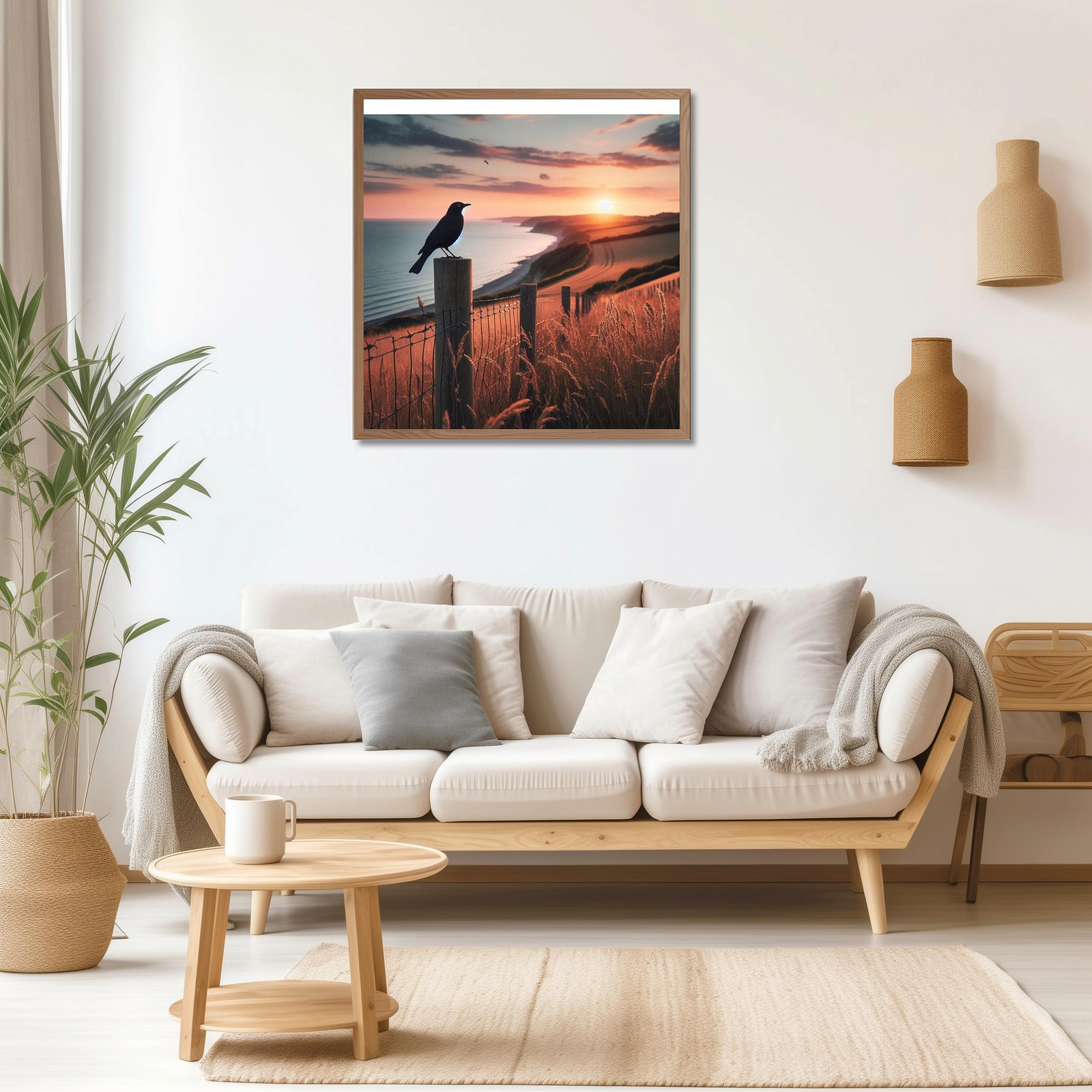 Budget-Friendly Furniture to Stage Your Home Beautifully (Shop the Look) beige living sofa photo